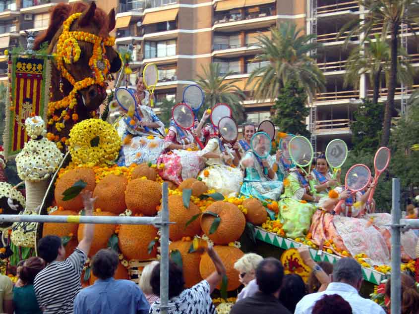 feria de julio de valencia batalla de flores