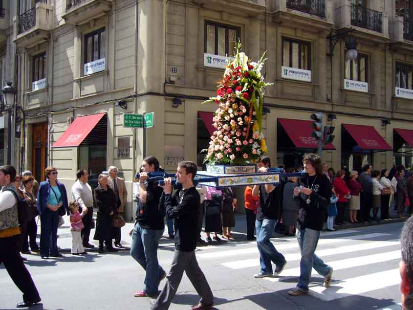 ofrenda san vicente ferrer valencia