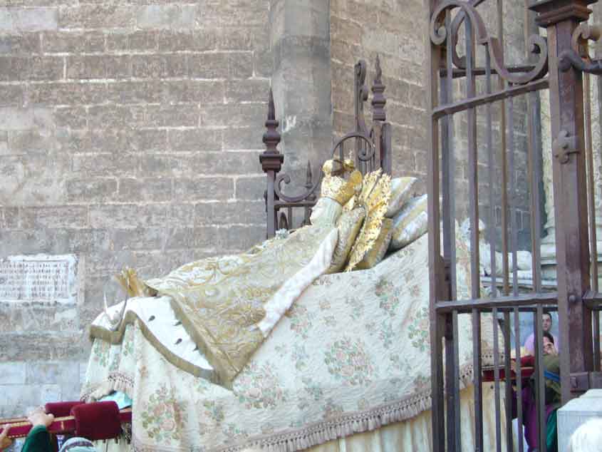 virgen del milagro o de la seo catedral de valencia