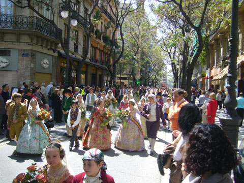 san vicente ferrer valencia ofrenda