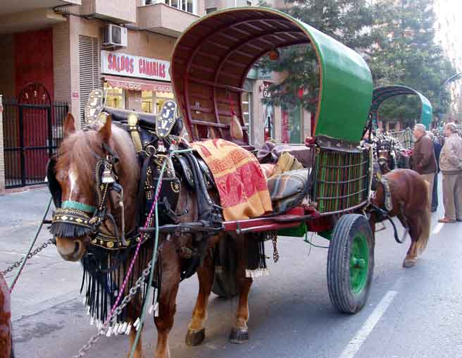 fiesta san antonio abad calle sagunto valencia