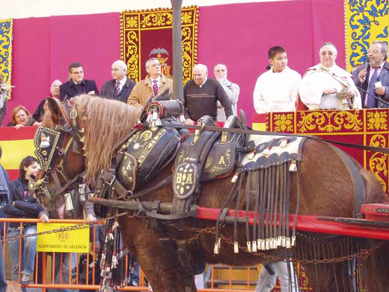 fiesta san antonio abad calle sagunto valencia