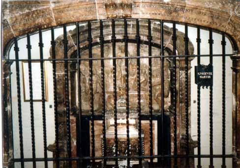 RELIQUIA BRAZO SAN VICENTE MARTIR CATEDRAL DE VALENCIA