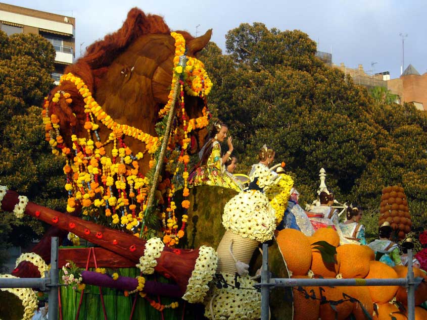 batalla de flores, feria de valencia