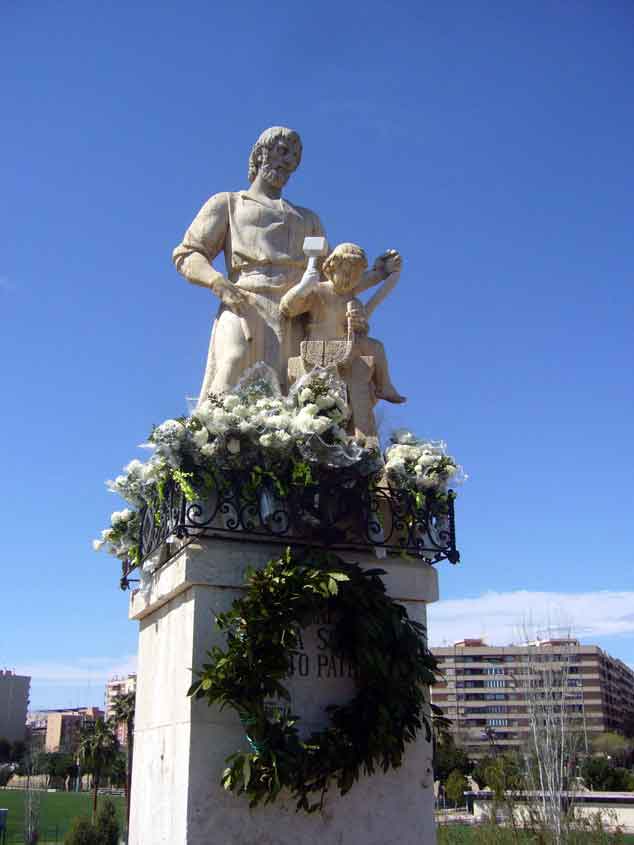 san jose valencia, patron de las fallas