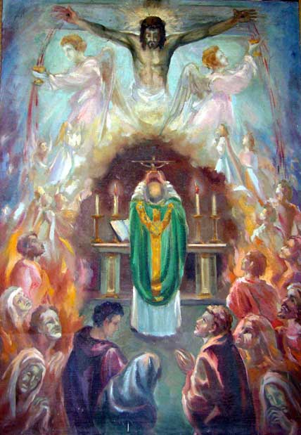 misa a las almas del purgatorio iglesia santa monica valencia