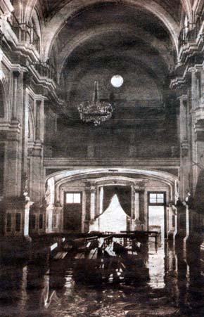 Iglesia de los Carmelitas, Valencia Riada 1957