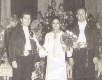Falla Trinitat con Lola Flores 1
