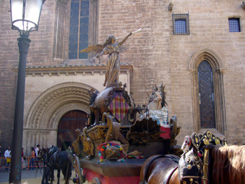 2007 Corpus e subida del palau de las rocas